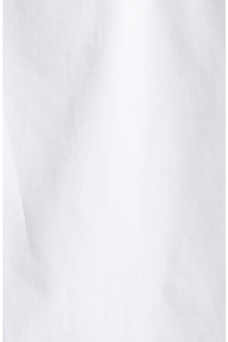 Cotton Button-Up Shirt, Alternate, color, WHITE POPELINE