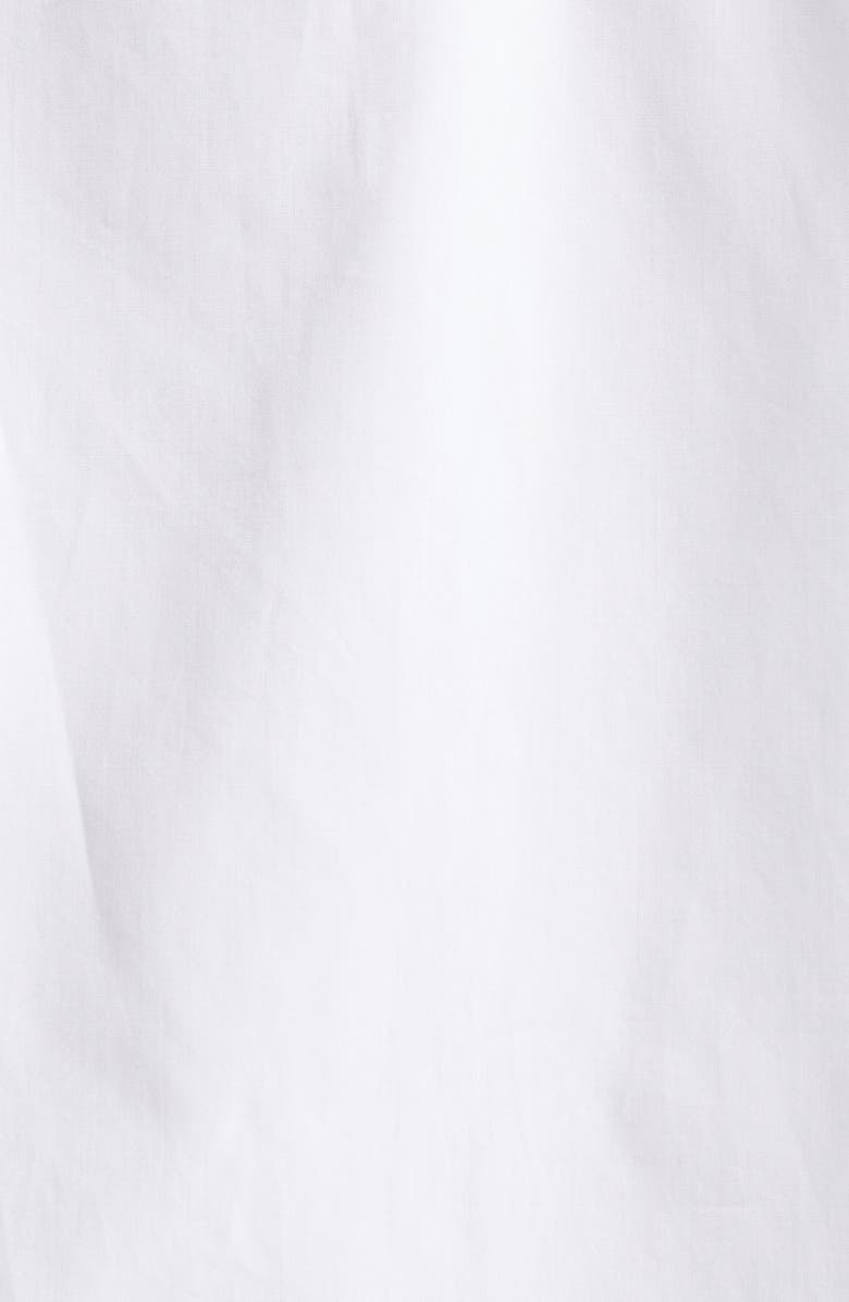 RIER Cotton Button-Up Shirt, Alternate, color, White Popeline