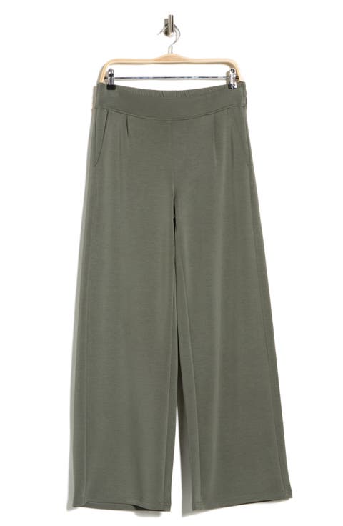 Scuba Knit Wide Leg Pants