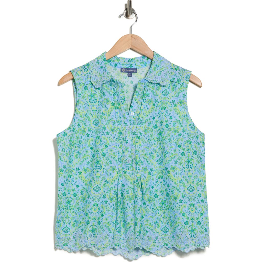 Democracy Sleeveless Top In Multi