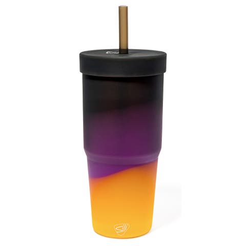 Silicone 32oz Straw Tumbler