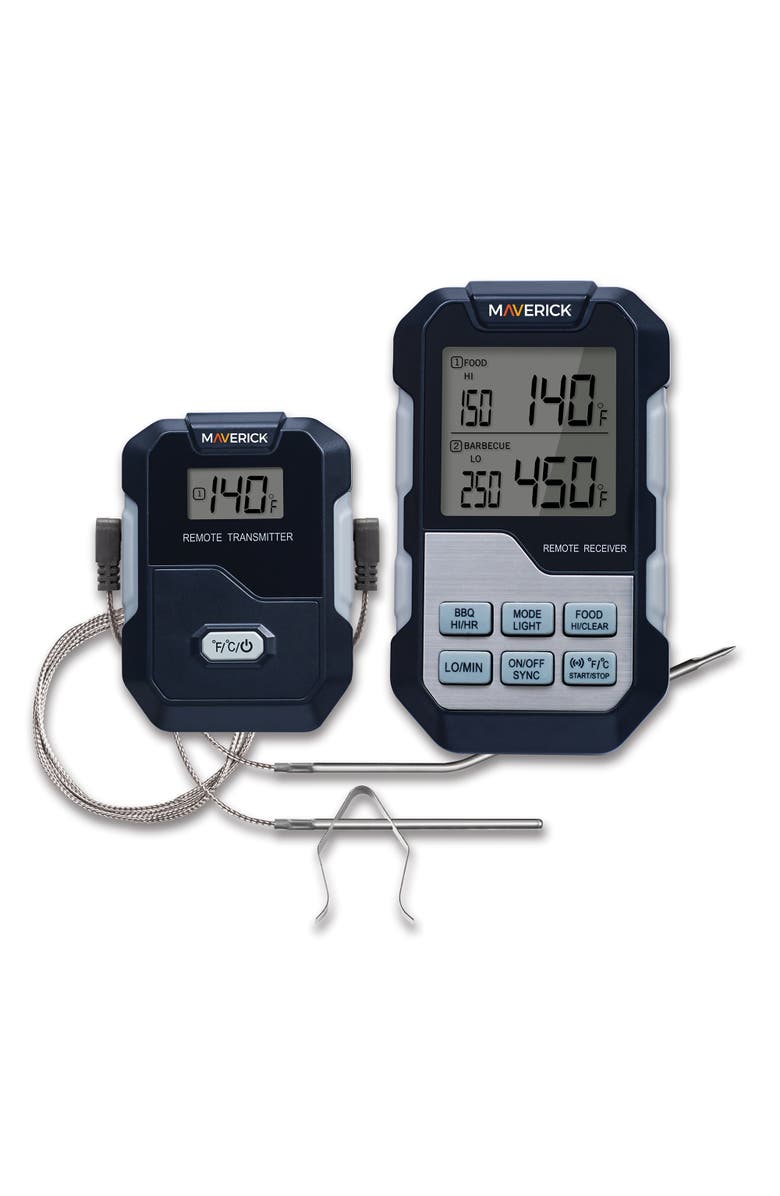 Maverick Long Range Wireless Remote Cooking Thermometer, Dual Probe, Main, color, Black/Grey