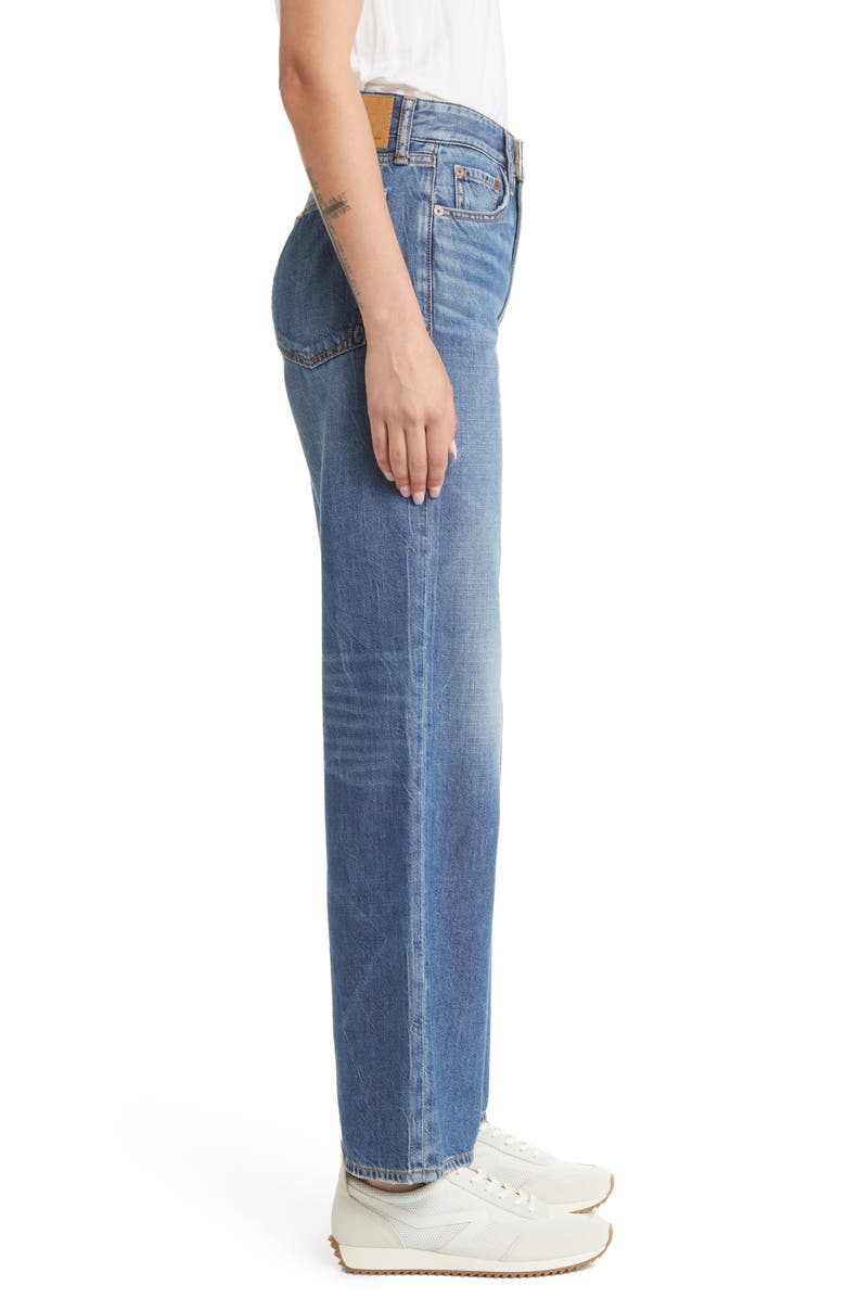 rag & bone Featherweight Logan Wide Leg Jeans, Alternate, color,