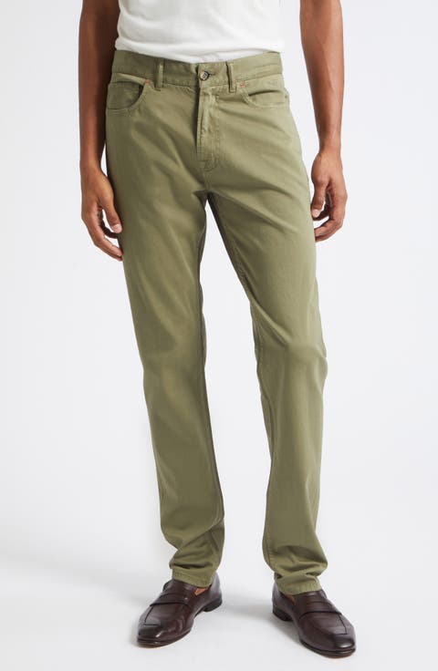 Chiaja Cotton and Cashmere Blend Pants