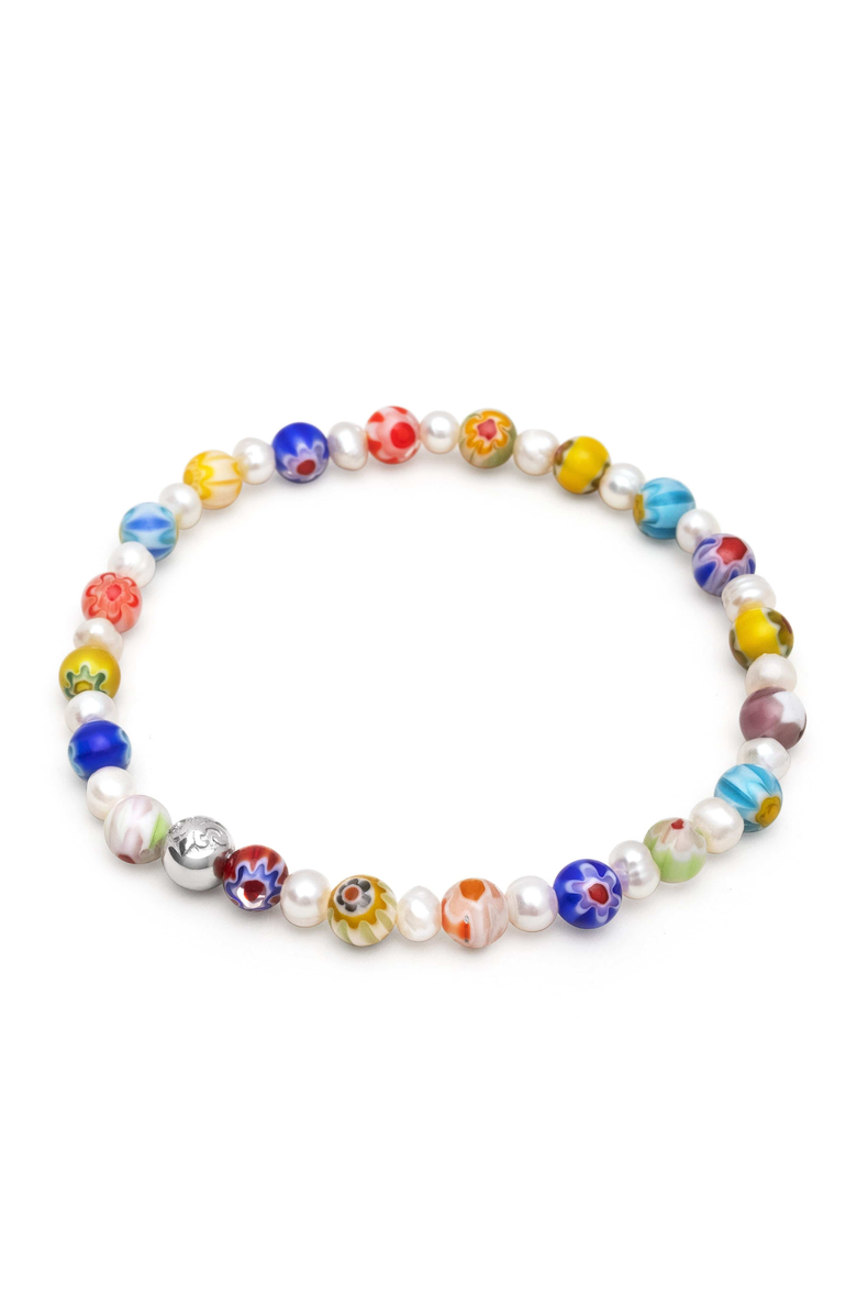 Nialaya Pearl Wristband, Alternate, color, Multicolor