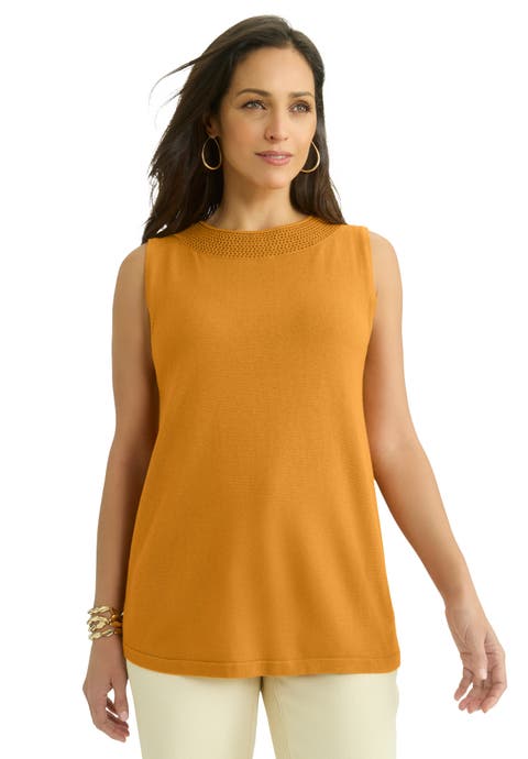 Crochet Trim Shell (Plus)