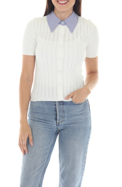 Short Sleeve Knit Top
