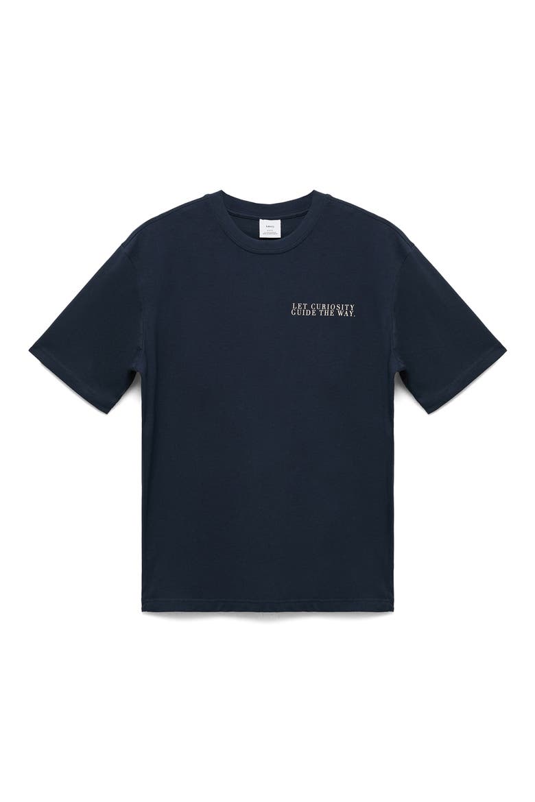 Cotton Graphic T-Shirt, Alternate, color, INDIGO BLUE
