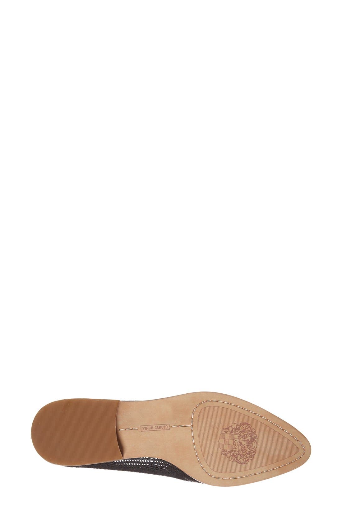'Kade' Cutout Loafer (Nordstrom Exclusive), Alternate, color, BLACK