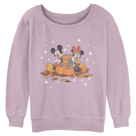 Juniors Mickey & Friends Pumpkin Mice Sweatshirt