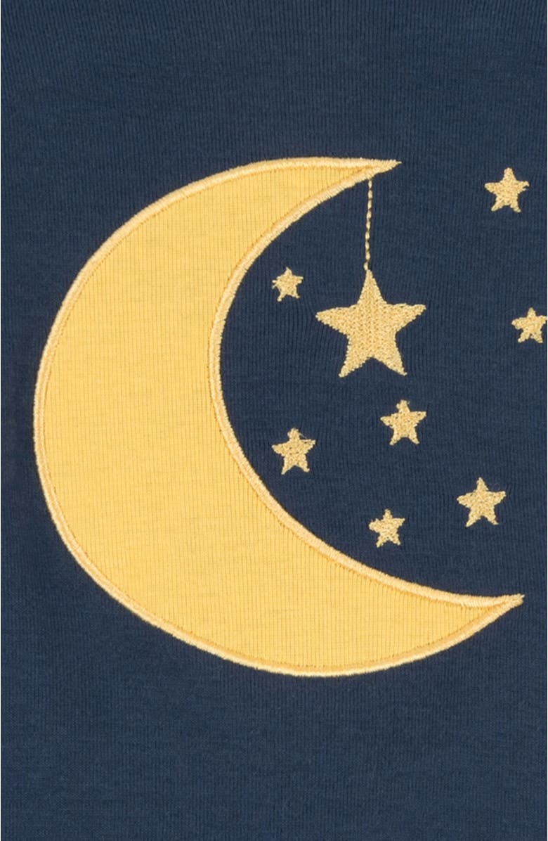 Leveret Kids Cotton Two-Piece Printed Holiday Pajamas, Alternate, color, Moon & Stars