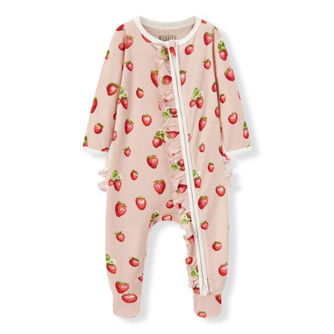 Organic Cotton Ruffle Footed Romper (Baby)