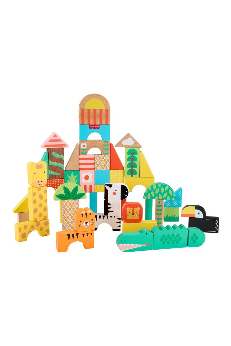 Wooden Jungle Blocks, Main, color, NONE