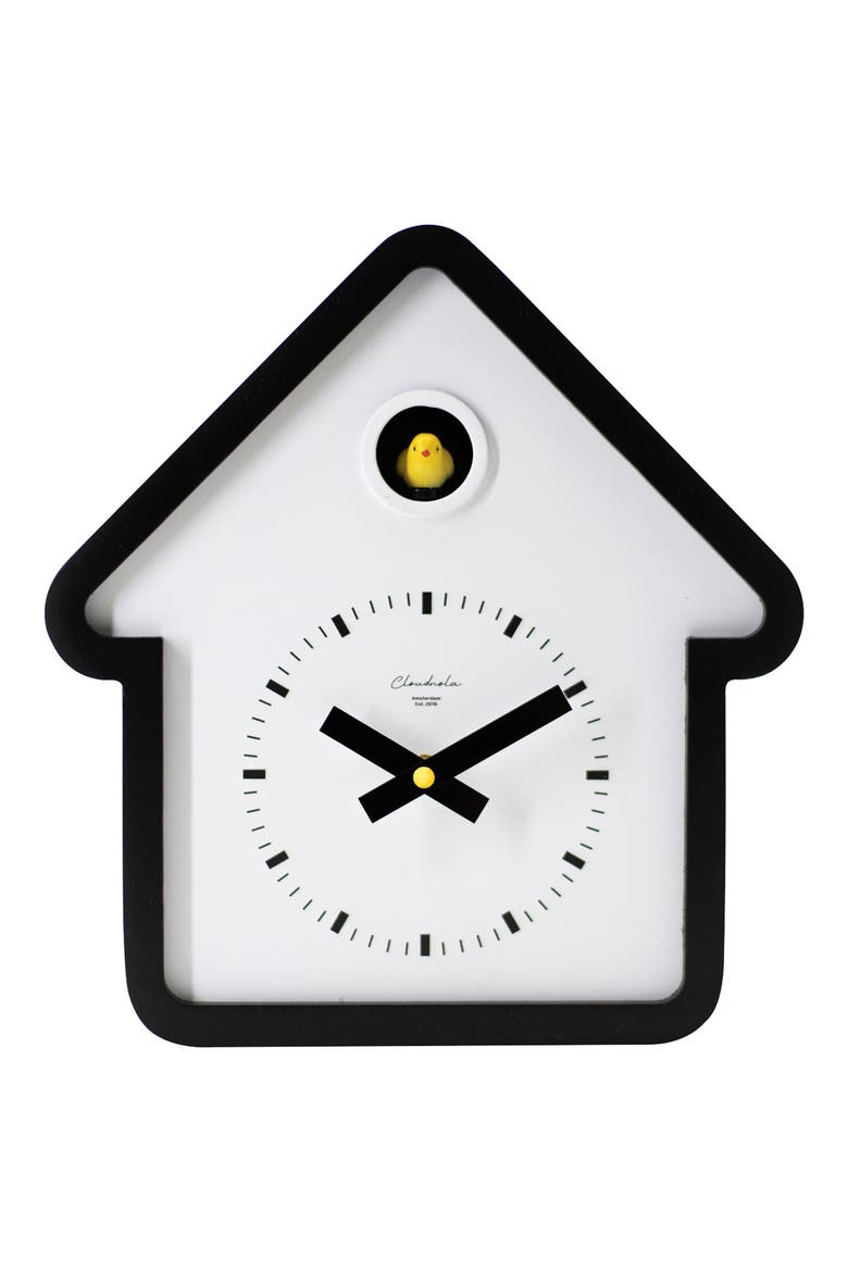 White House Cuckoo Clock, Main, color, WHITE