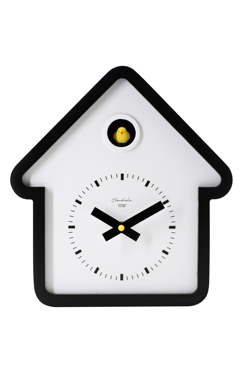 CLOUDNOLA White House Cuckoo Clock, Main, color, White