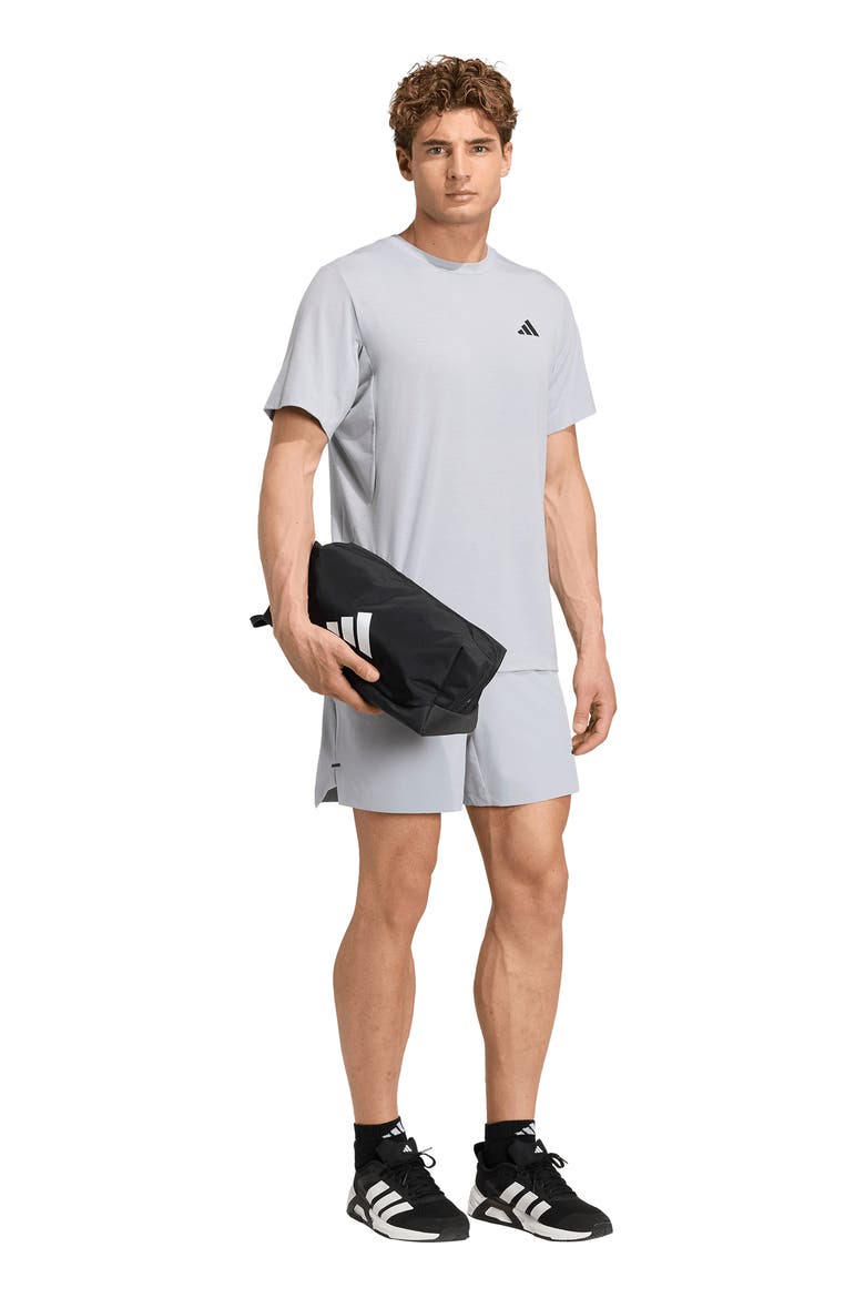 D4T Essentials Shorts, Alternate, color, HALO SILVER