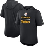Nike Men's Nike Black Pittsburgh Steelers Lockup Tri-Blend Hoodie T-Shirt
