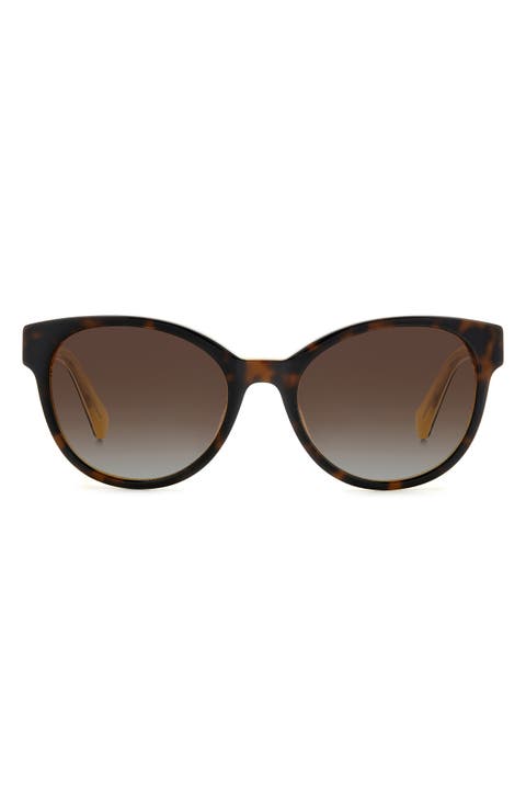 nathalie 55mm gradient round sunglasses