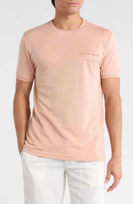 Cactus Man Tipped Crewneck Knit T-Shirt