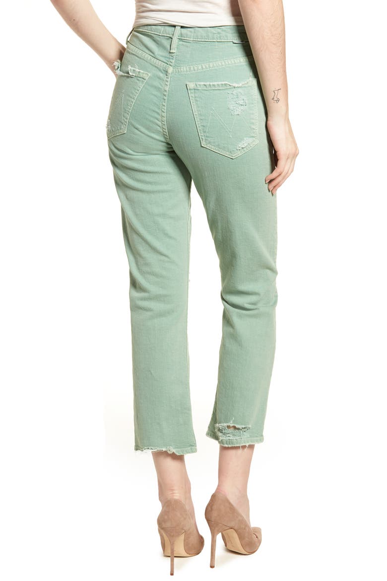 The Tomcat Chew Ripped Crop High Waist Jeans, Alternate, color, MINT