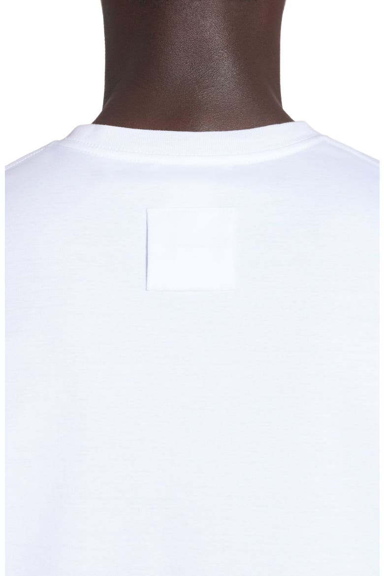 Embroidered T-Shirt, Alternate, color, OPTIC WHITE