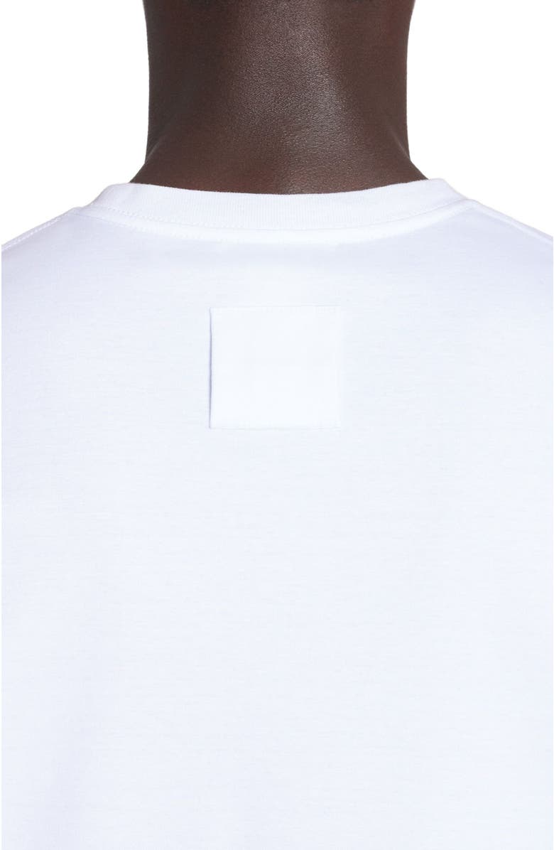 Lanvin Embroidered T-Shirt, Alternate, color, Optic White