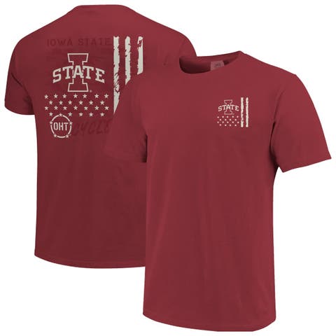 Men's  Cardinal Iowa State Cyclones Comfort Colors OHT Camo Overlay T-Shirt
