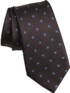 ZEGNA TIES Geometric Silk Tie