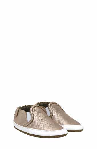 Robeez® Kids' Leah Slip-On Leather Crib Shoe