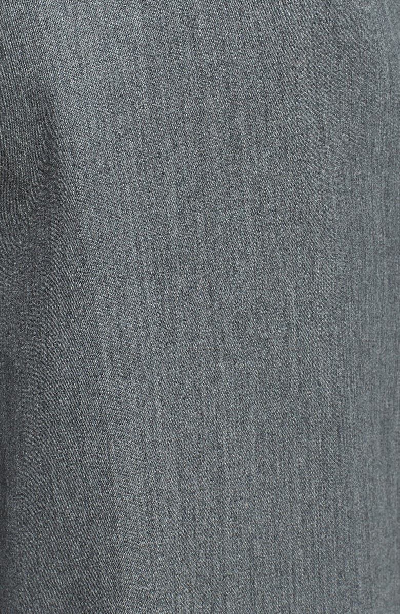 Berle Self Sizer Waist Pleated Classic Fit Wool Gabardine Dress Pants, Alternate, color, Medium Grey