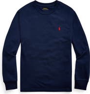 Polo Ralph Lauren Kids' Long Sleeve Cotton Jersey T-Shirt