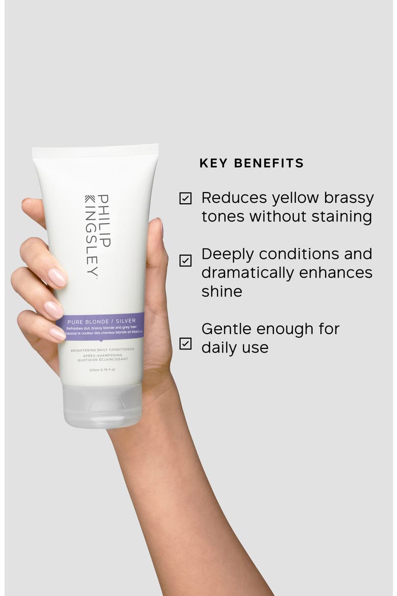 Pure Blonde Silver Brightening Daily Conditioner, Alternate, color, NO COLOR