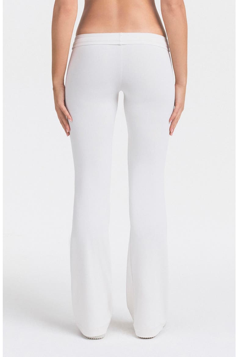 Airy Low Rise Mini Flare Pants, Alternate, color, NSKM ACTV IVORY