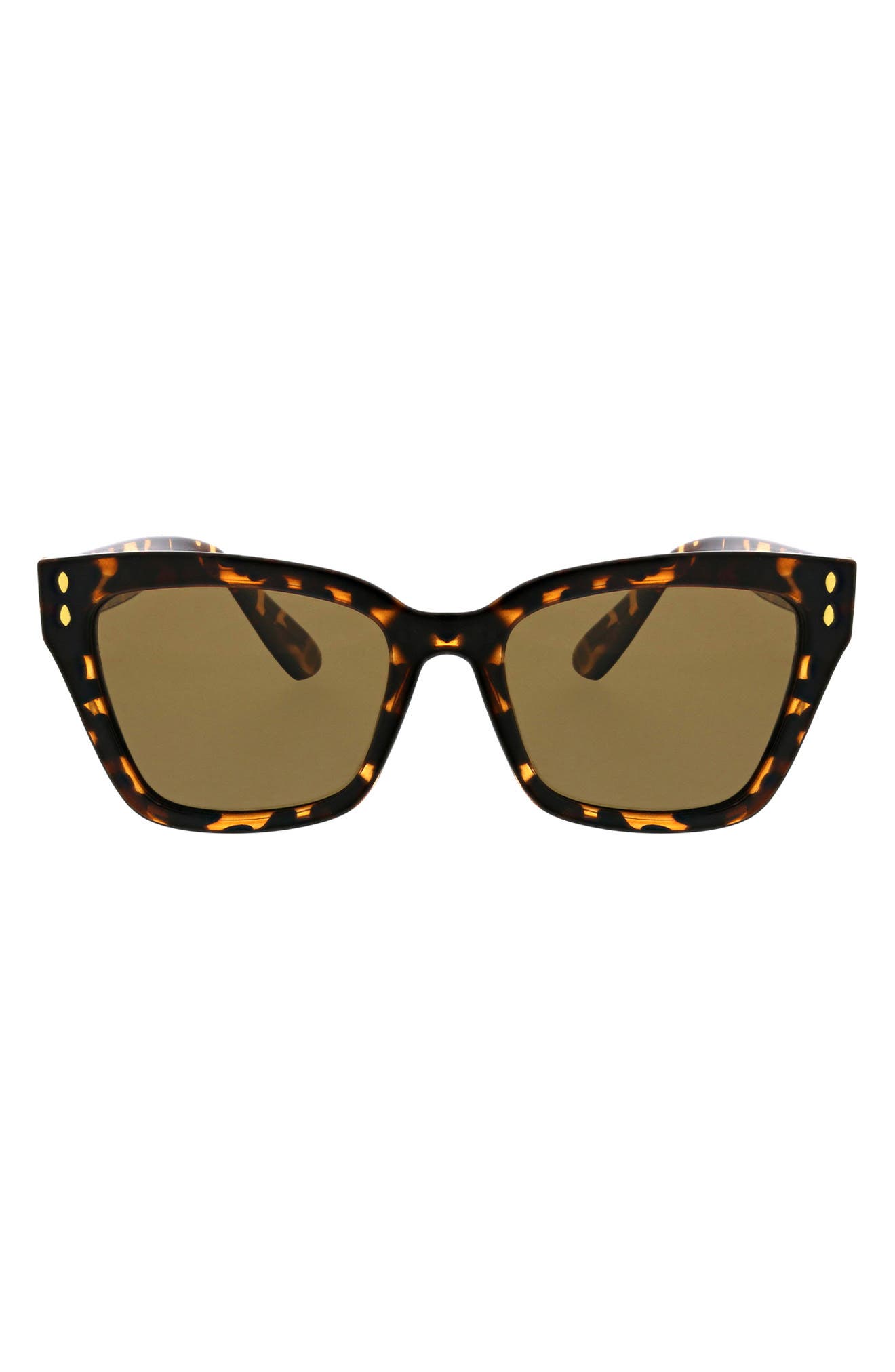 Oscar de la Renta Catty 51mm Square Polarized Sunglasses