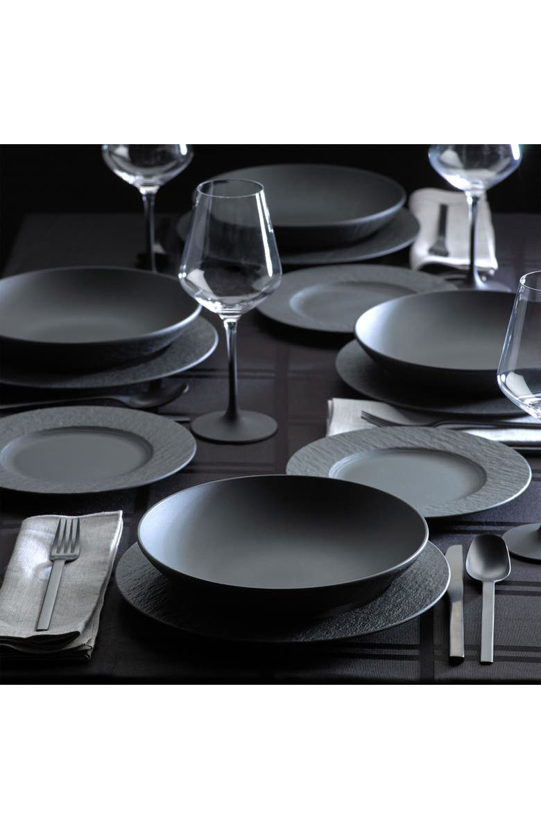 Villeroy & Boch Manufacture Rock 12 Piece Set, Alternate, color, Black