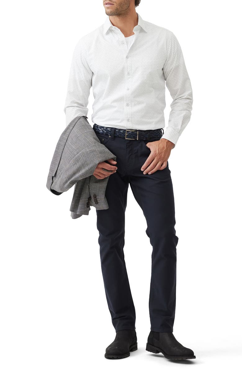 Rodd & Gunn Lambton Sport Fit Neat Paisley Button-Up Oxford Shirt, Alternate, color,