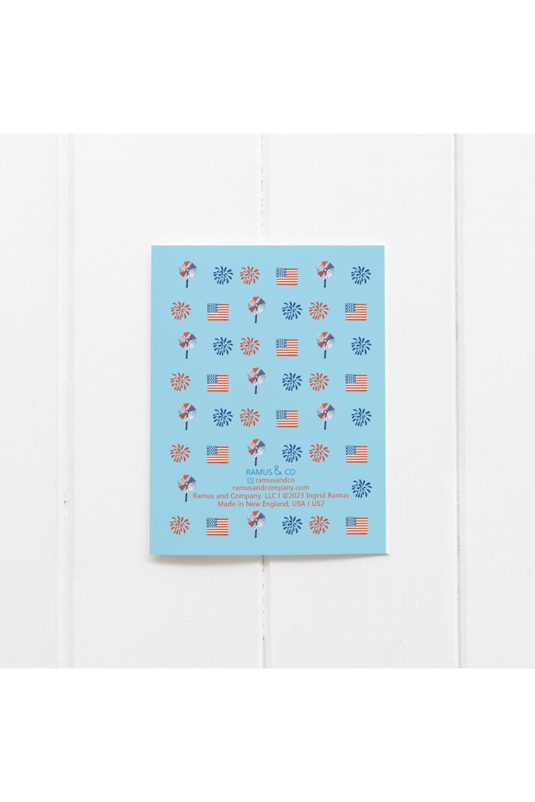 Flag Greeting Card Pack (3ct) "USA Button Shirt", Alternate, color, Multi-Pack
