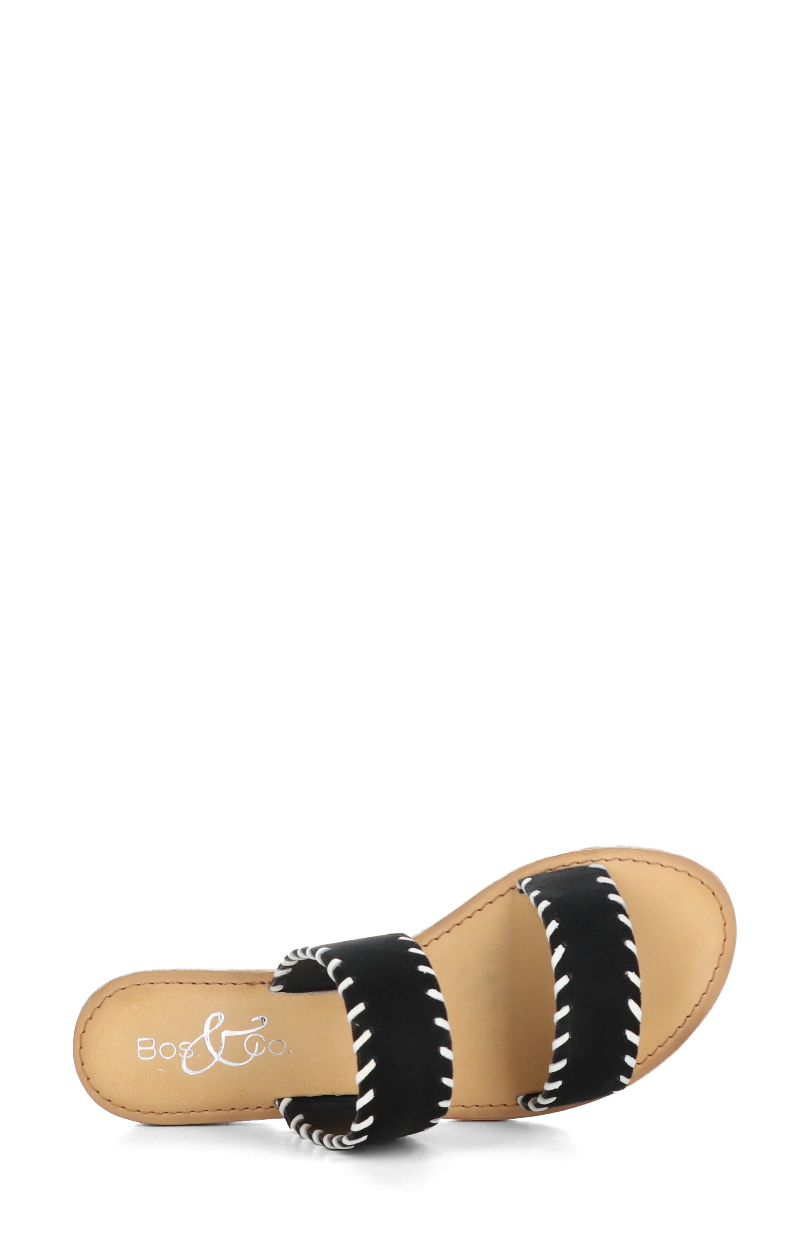 Bos. & Co. Clara Slide Sandal, Alternate, color, 