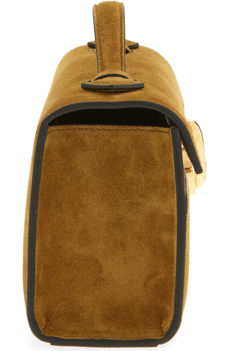 SAVETTE Symmetry Pochette Suede Top Handle Bag, Alternate, color,