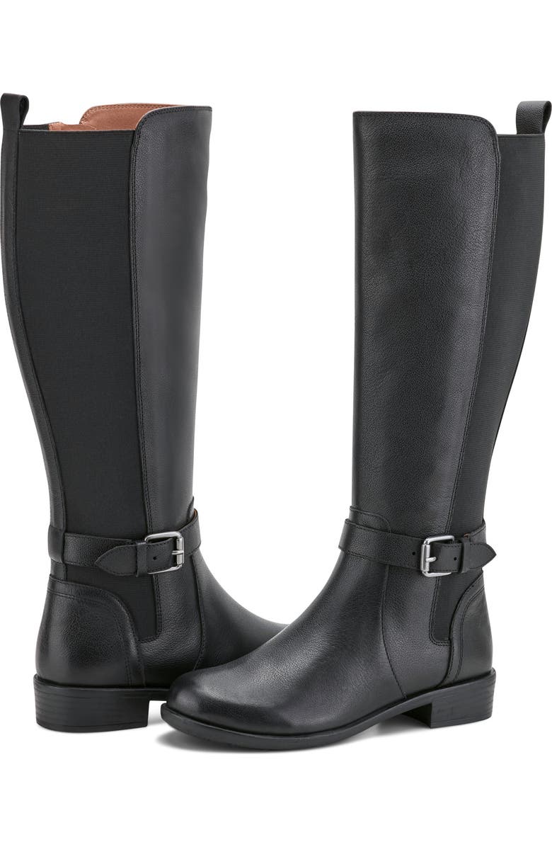 Rockport Cobb Hill Naina Knee High Boot, Alternate, color, Black