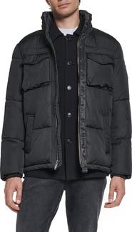 KARL LAGERFELD PARIS Quilted Puffer Jacket