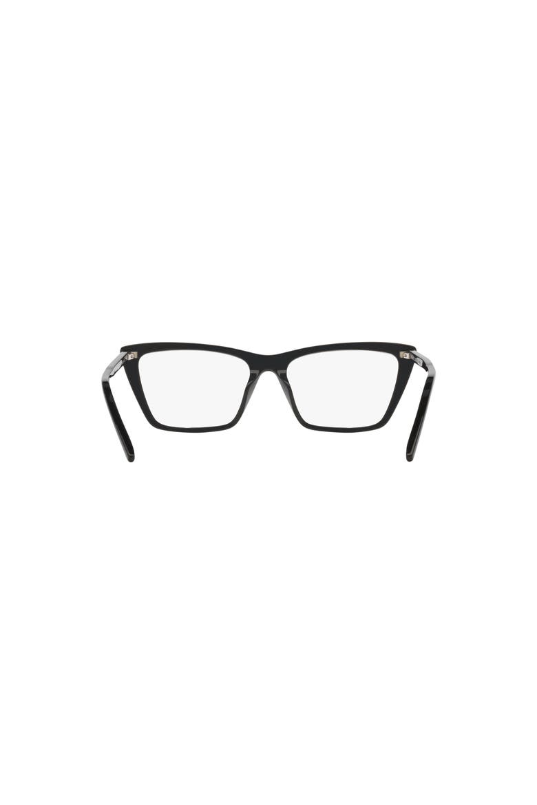54mm Rectangle optical glasses, Alternate, color, Black