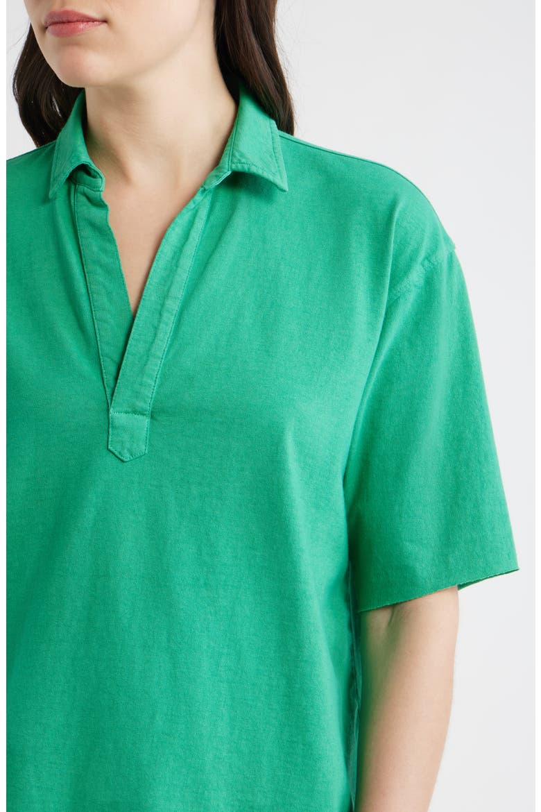 Patty Short Sleeve Popover, Alternate, color, BIRDIE GREEN