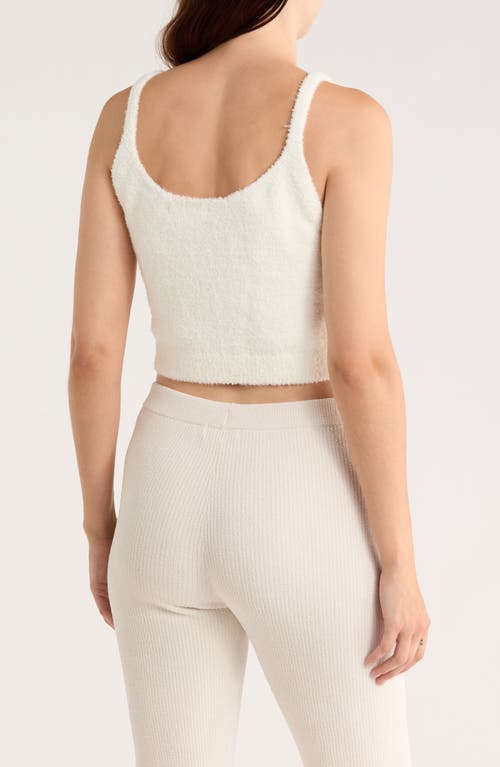 Barefoot Dreams ® Cozychic® Luxe Crop Camisole In White
