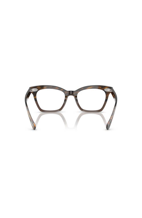 Oliver Peoples 52mm Butterfly Optical Glasses In Multi