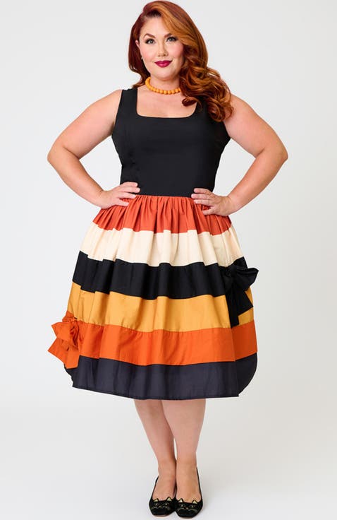 Plus Size Tiered Cindy Swing Dress