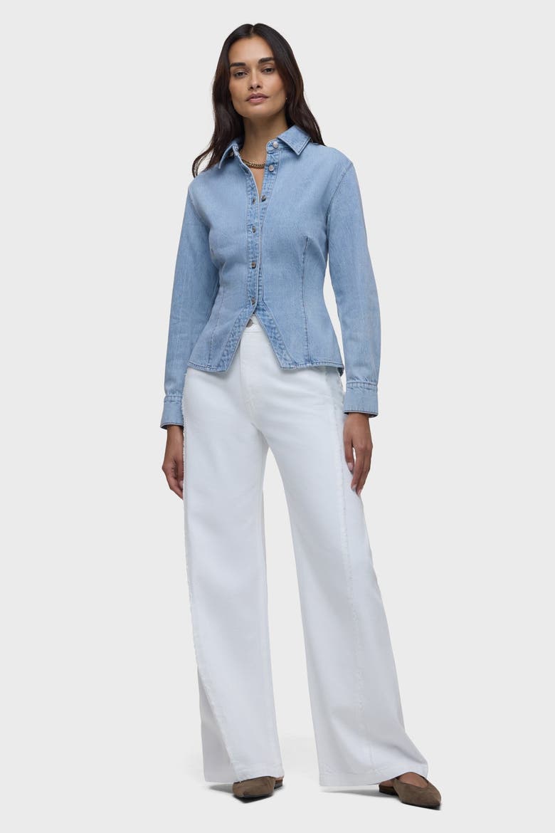 Button-Up Long Sleeve, Alternate, color, POOLS