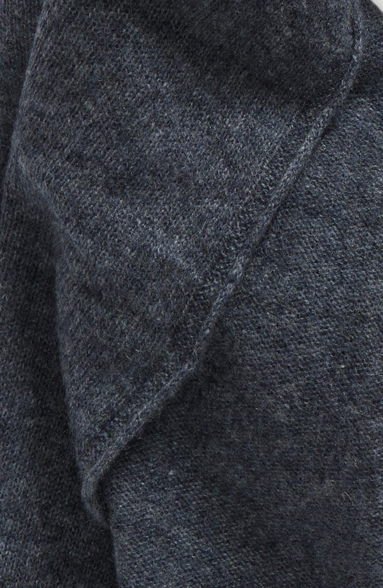 Nordstrom Cashmere Scarf, Alternate, color, Charcoal Grey Heather