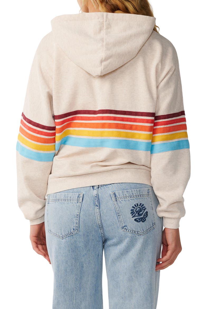Surf Revival Full Zip Hoodie, Alternate, color, OATMEAL MARLE