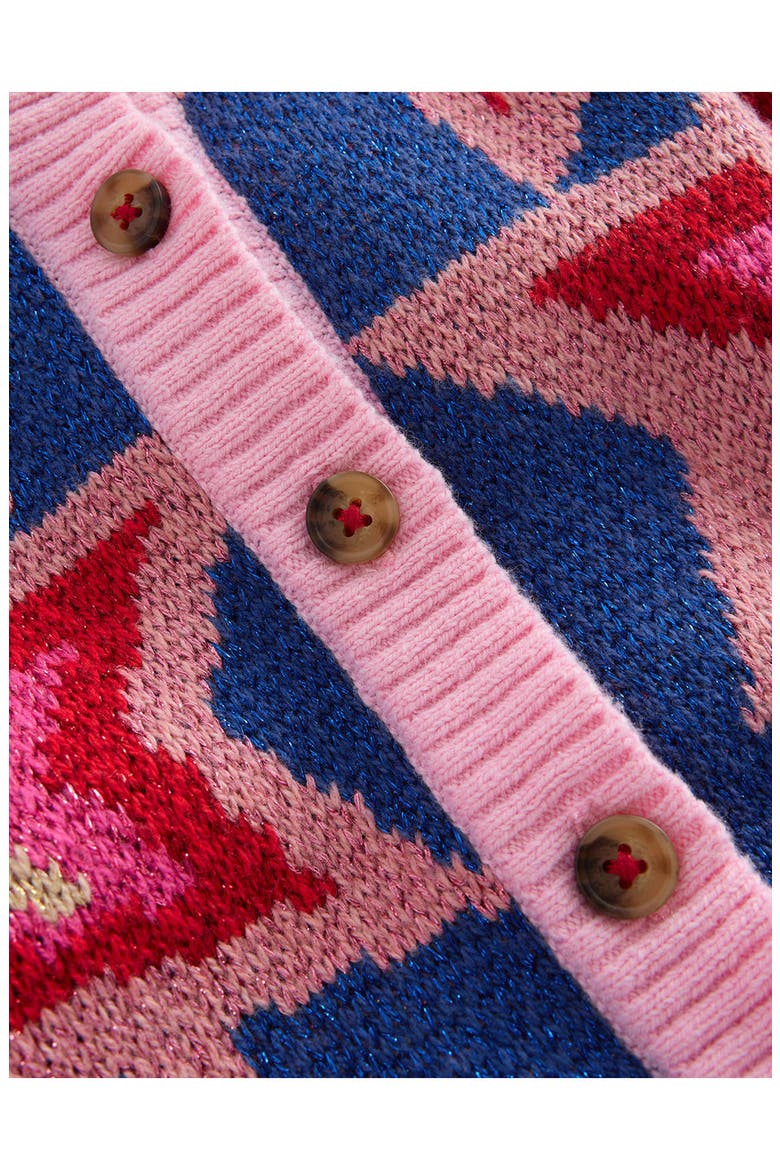 Kids' Sparkle Star Cardigan, Alternate, color, MULTI SPARKLE STARS